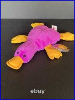 RARE MINT Patti TY Beanie Baby 1993 P. V. C. Pellets Limited Edition With Errors