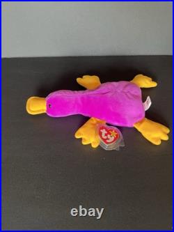 RARE MINT Patti TY Beanie Baby 1993 P. V. C. Pellets Limited Edition With Errors