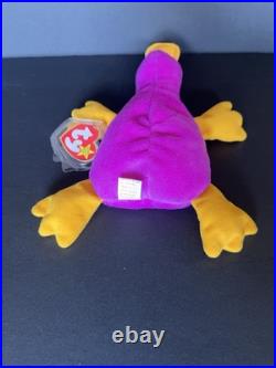 RARE MINT Patti TY Beanie Baby 1993 P. V. C. Pellets Limited Edition With Errors