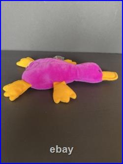 RARE MINT Patti TY Beanie Baby 1993 P. V. C. Pellets Limited Edition With Errors