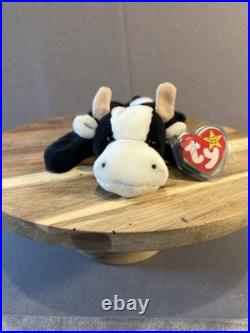 RARE MINT Ty Beanie Baby Daisy The Cow Retired Errors PVC Pellets, Style 4006 RARE MINT Ty Beanie Baby Daisy The Cow Retired Errors PVC Pellets, Style 4006