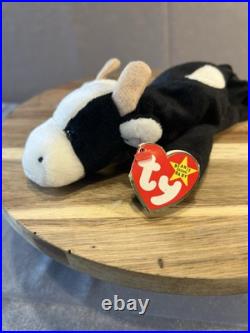 RARE MINT Ty Beanie Baby Daisy The Cow Retired Errors PVC Pellets, Style 4006 RARE MINT Ty Beanie Baby Daisy The Cow Retired Errors PVC Pellets, Style 4006