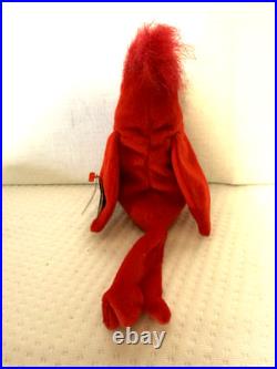 RARE Mac the Cardinal Beanie Baby RETIRED Mint Condition with Errors
