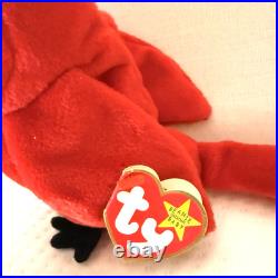 RARE Mac the Cardinal Beanie Baby RETIRED Mint Condition with Errors