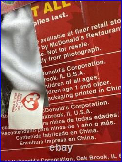 RARE Maple The Bear- 1999 McDonalds TY Beanie Baby With Errors 1993 & OakBrook