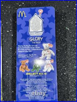 RARE McDonald's Erin, Britainnia, Maple and Glory UNOPENED TY Beanie Babies Set