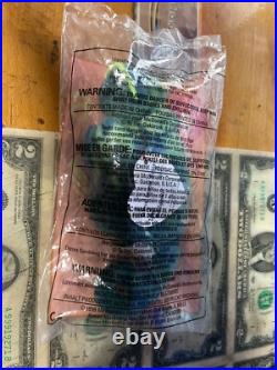 RARE McDonald's Iggy the Iguana ty teenie beanie babies 1993 witherrors NIP sealed