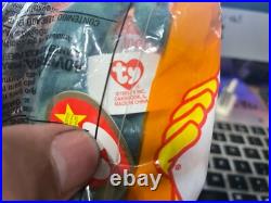 RARE McDonald's Iggy the Iguana ty teenie beanie babies 1993 witherrors NIP sealed