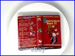 RARE! McDonald's TY Beanie Babies American Trio-Righty, Lefty, Libearty+Spangle