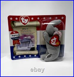 RARE! McDonald's TY Beanie Babies American Trio-Righty, Lefty, Libearty+Spangle RARE! McDonald's TY Beanie Babies American Trio-Righty, Lefty, Libearty+Spangle