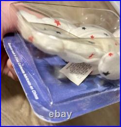 RARE! McDonalds 1997 Beanie Babies Glory ERRORS 1993 Retired Bear Misprint baby