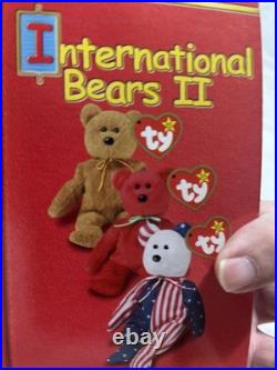 RARE McDonalds Ty Beanie International Bears II Osito the Bear 1999