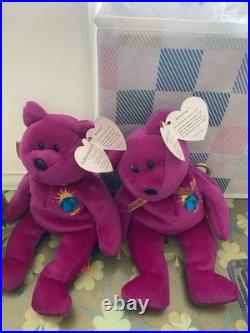 RARE Millennium 2 TY Beanie Babies with All Errors Misspelled! Collectibles