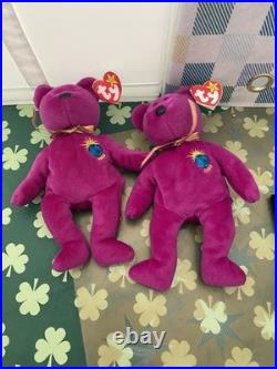 RARE Millennium 2 TY Beanie Babies with All Errors Misspelled! Collectibles