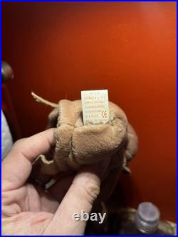 RARE Misprint Error Ty Beanie Babies BattyOriginal Plush Brown (1996-97)