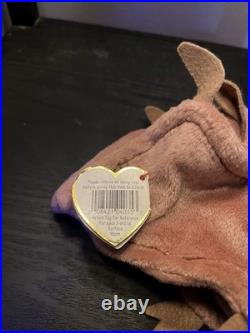 RARE Misprint Error Ty Beanie Babies BattyOriginal Plush Brown (1996-97)