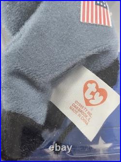 RARE & ORIGINAL TY Beanie Babies American Trio Set Righty, Lefty & Libearty 1996