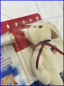 RARE & ORIGINAL TY Beanie Babies American Trio Set Righty, Lefty & Libearty 1996