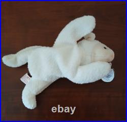 RARE Original 1996 Ty Beanie Baby Fleece Lamb #4125 withTag Errors