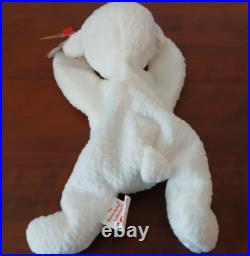 RARE Original 1996 Ty Beanie Baby Fleece Lamb #4125 withTag Errors