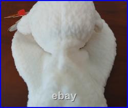 RARE Original 1996 Ty Beanie Baby Fleece Lamb #4125 withTag Errors