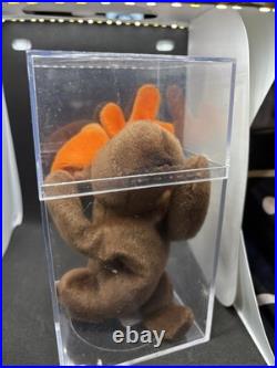 RARE Original CHOCOLATE the Moose Beanie Baby 1993 (Retired) with errors