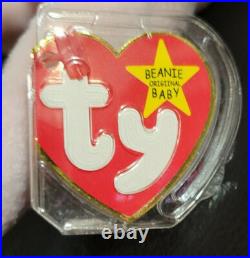RARE Original Hoppity 1996 Ty Beanie Baby With ERRORS NWT ORIGINAL OWNER F/S