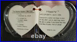 RARE Original Hoppity 1996 Ty Beanie Baby With ERRORS NWT ORIGINAL OWNER F/S