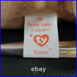 RARE Original TY Bones the Dog Beanie Babies 1994/1993 Errors RETIRED NWT F/S RARE Original TY Bones the Dog Beanie Babies 1994/1993 Errors RETIRED NWT F/S