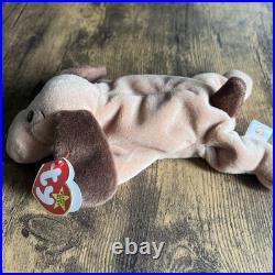 RARE Original Ty Beanie Babies Bones The Dog 1993 PVC Pellets Errors RARE Original Ty Beanie Babies Bones The Dog 1993 PVC Pellets Errors