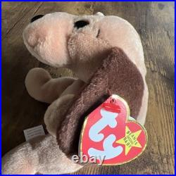 RARE Original Ty Beanie Babies Bones The Dog 1993 PVC Pellets Errors RARE Original Ty Beanie Babies Bones The Dog 1993 PVC Pellets Errors