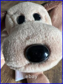 RARE Original Ty Beanie Babies Bones The Dog 1993 PVC Pellets Errors RARE Original Ty Beanie Babies Bones The Dog 1993 PVC Pellets Errors