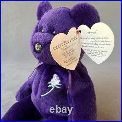 RARE Princess Diana TY Beanie Baby. INDONESIA, P. E, No Space, Swing Tush Tag RARE Princess Diana TY Beanie Baby. INDONESIA, P. E, No Space, Swing Tush Tag