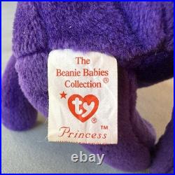 RARE Princess Diana TY Beanie Baby. INDONESIA, P. E, No Space, Swing Tush Tag RARE Princess Diana TY Beanie Baby. INDONESIA, P. E, No Space, Swing Tush Tag