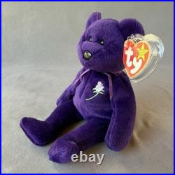 RARE Princess Diana TY Beanie Baby. INDONESIA, P. E, No Space, Swing Tush Tag RARE Princess Diana TY Beanie Baby. INDONESIA, P. E, No Space, Swing Tush Tag