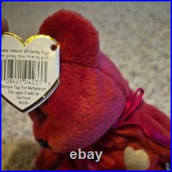 RARE / RETIRED 1998 Valentina ty beanie baby With errors and halogram