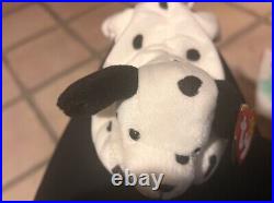 RARE & RETIRED Dotty Beanie Baby 1996 PVC Pellets, with tag errors, mint