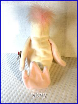 RARE RETIRED Kuku the Cockatoo Ty Beanie Baby Mint Condition with Errors