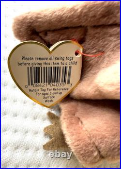 RARE RETIRED MINT Batty the Bat Ty Beanie Baby 1996