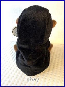 RARE RETIRED MINT Congo the Ty Beanie Baby Gorilla withErrors