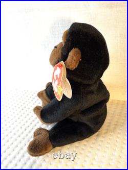 RARE RETIRED MINT Congo the Ty Beanie Baby Gorilla withErrors