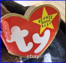 RARE RETIRED MINT Congo the Ty Beanie Baby Gorilla withErrors