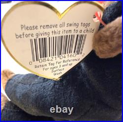 RARE RETIRED MINT Congo the Ty Beanie Baby Gorilla withErrors