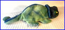RARE RETIRED MINT Ty Beanie Baby Rainbow the Chameleon