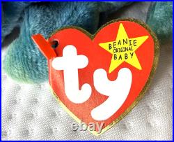 RARE RETIRED MINT Ty Beanie Baby Rainbow the Chameleon