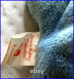 RARE RETIRED MINT Ty Beanie Baby Rainbow the Chameleon