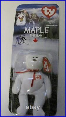RARE & RETIRED Maple The Bear w Errors Ty Beanie Babies NIB OAKBROOK McDonalds RARE & RETIRED Maple The Bear w Errors Ty Beanie Babies NIB OAKBROOK McDonalds