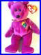 RARE-RETIRED-Millennium-Purple-Beanie-Baby-Bear-with-Errors-01-skfd