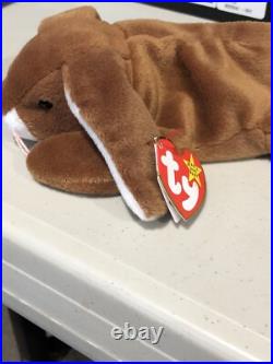 RARE RETIRED ORIGINAL TY Beanie Babies Ears PVC pellets, errors
