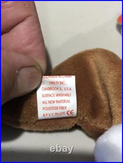 RARE RETIRED ORIGINAL TY Beanie Babies Ears PVC pellets, errors